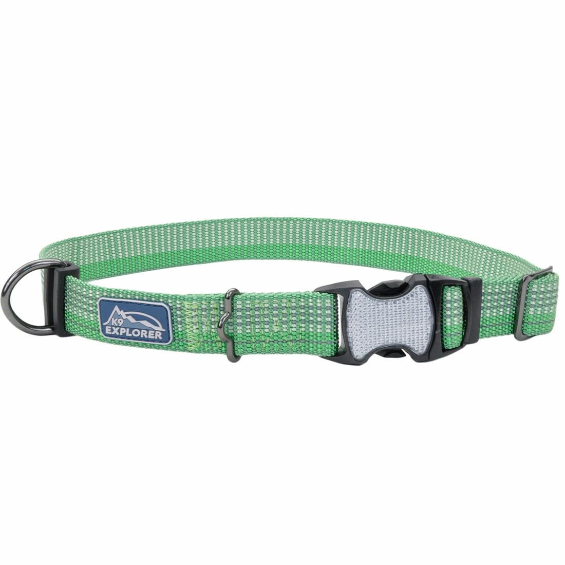 Coastal Pet - K-9 Explorer - Brights Reflective Adjustable Dog Collar, Meadow, 5/8'' x 10''-14''