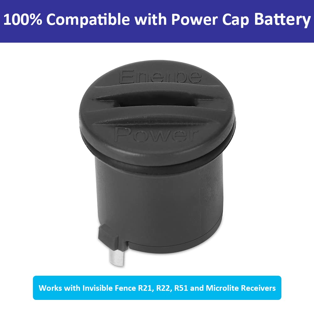 Enerpe Dog Fence Batteries Long-Lasting & High Capacity Compatible With Invisible R21 R22 R51 And Microlite Fence Receiver Colla