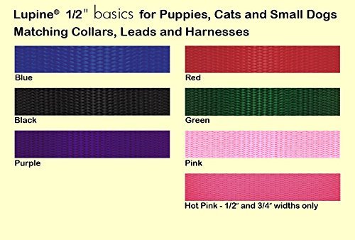 Lupinepet Basics 1/2' Red 10-13' Step In Harness For Extra Small Dogs