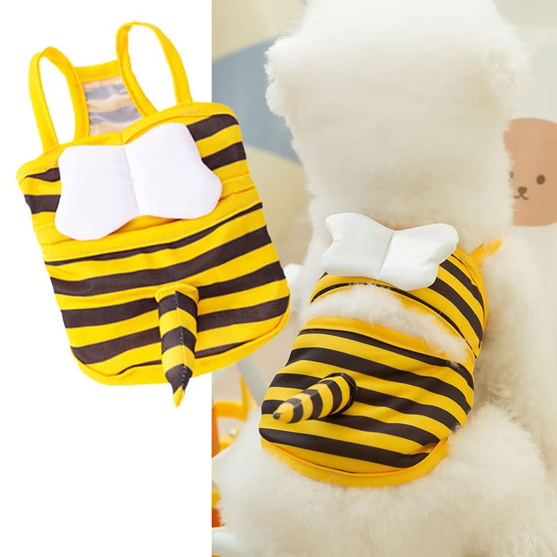 Funny Doggie Swimwear Bikini Summer Dog Clothes Beach Swimsuit Puppy Bathing Suit Puppy Vest Cooling Pet Shirt For Small Dogs, C