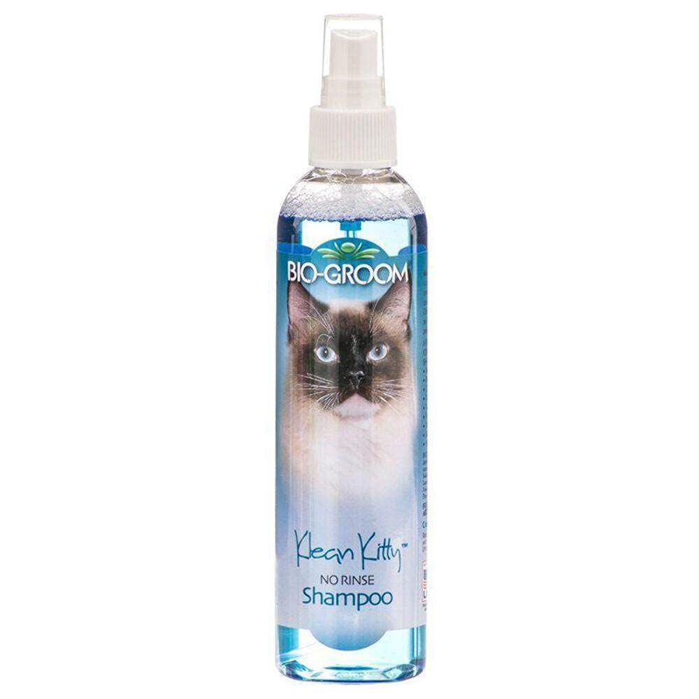 Bio-Groom Klean Kitty Waterless Cat Shampoo - No-Rinse, Cat Bathing Supplies, Kitten Wash, Cat & Dog Grooming Supplies, Cruelty-Free, Made In Usa, Dry Shampoo Spray, Cat Products - 8 Fl Oz 1-Pack
