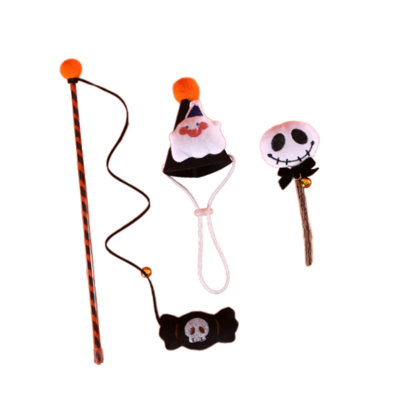 Ujeavette Cat Chewing Bite Toy Set Exercise Supplies Wands Toy Gift For Cat