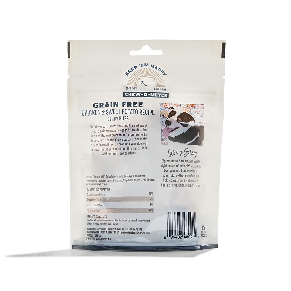 Whole Paws, Whole Paws, Chicken & Sweet Potato Jerky Bites, 5 Ounce