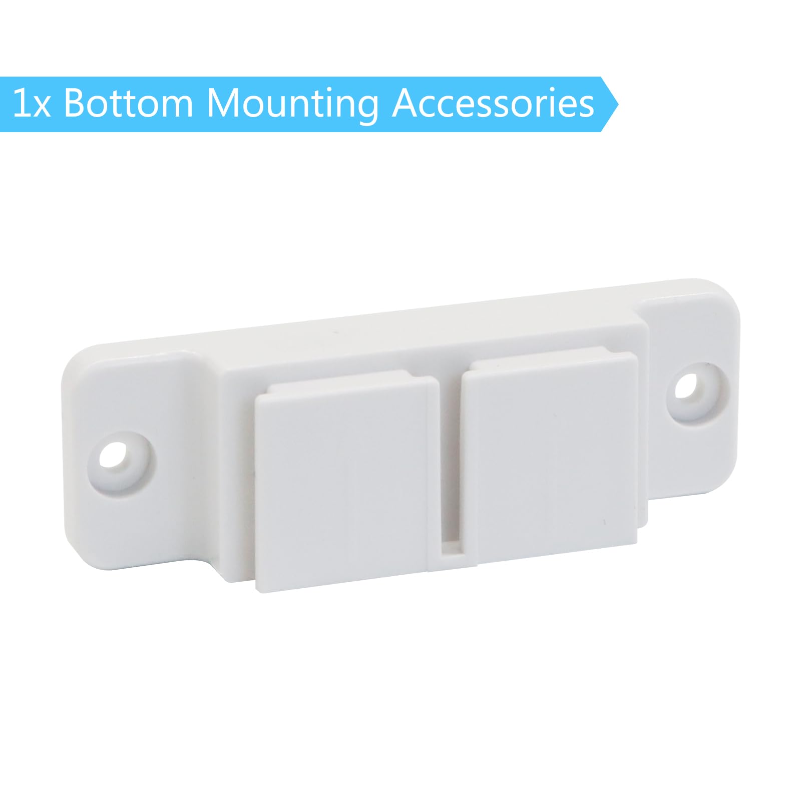 Kiskiz Retractable Baby Gates Extra Wide Baby Gate Replacement Parts Kit Retractable Dog Gate Full Set Wall Mount Accessories Extra Long Baby Gate Hardware With Brackets, Latches, Hooks, Screws, White