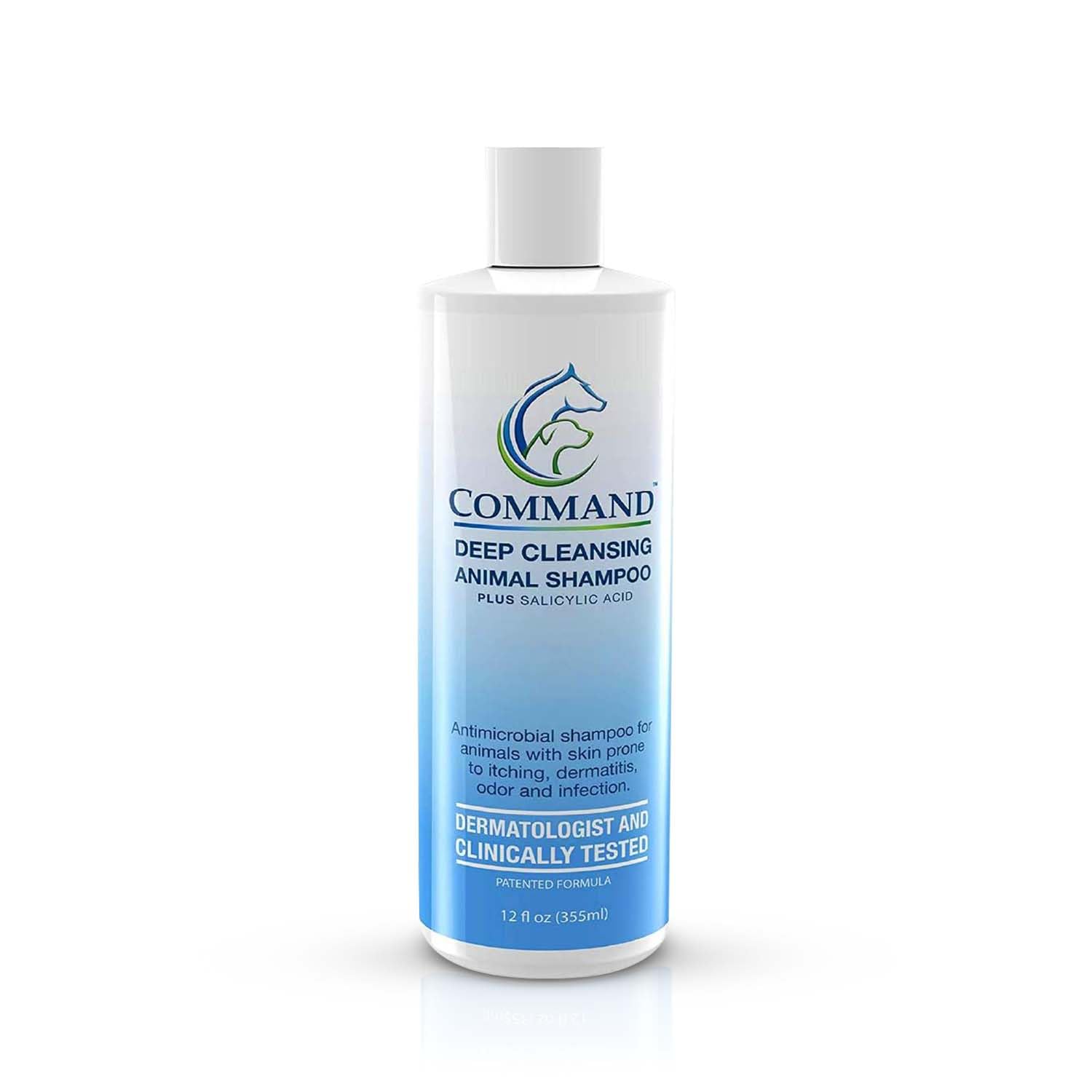 Vetrimax Command Medicated Dog Shampoo For Itchy Skin, Anti-Itch Relief For Allergies And Dry Skin, Healing Soothing Pet Care Fo