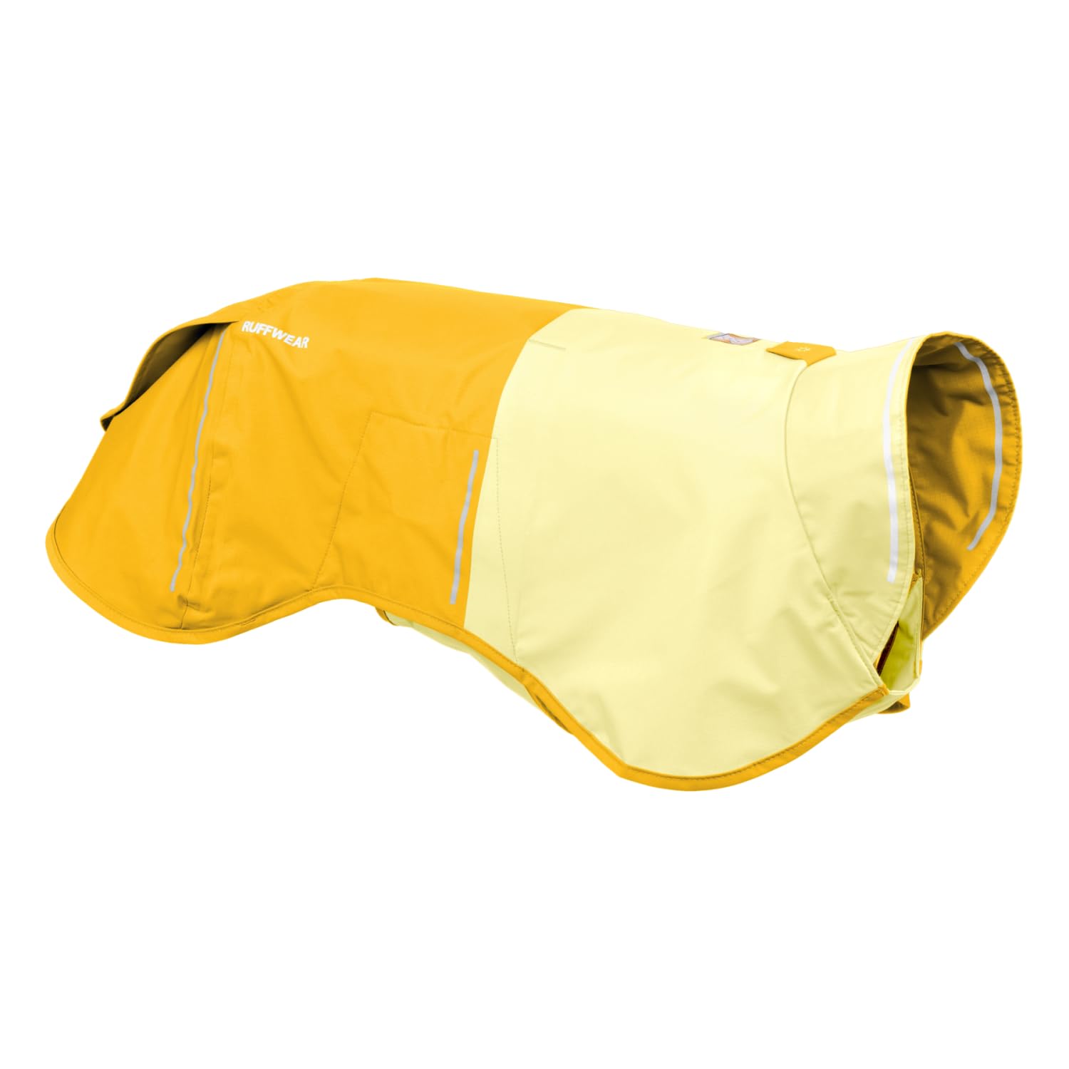 Ruffwear, Sun Shower Dog Raincoat, All-Weather Jacket, Waterproof, Windproof & Lightweight, Mineral Yellow, Medium