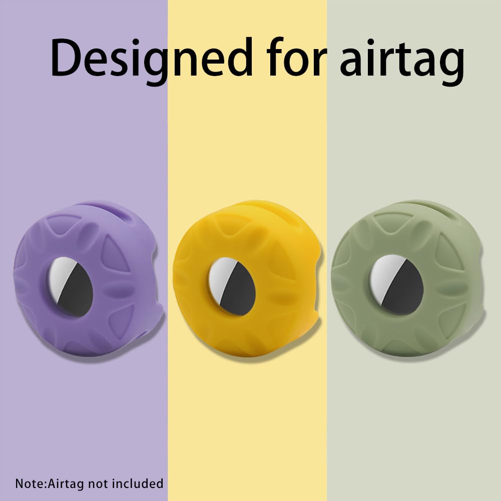 Breakaway Cat Collar With Airtag Holder, Safety Kitten Collar With Apple Airtag Holder,Cute Gps Cat Collar With Bell, Lightweigh