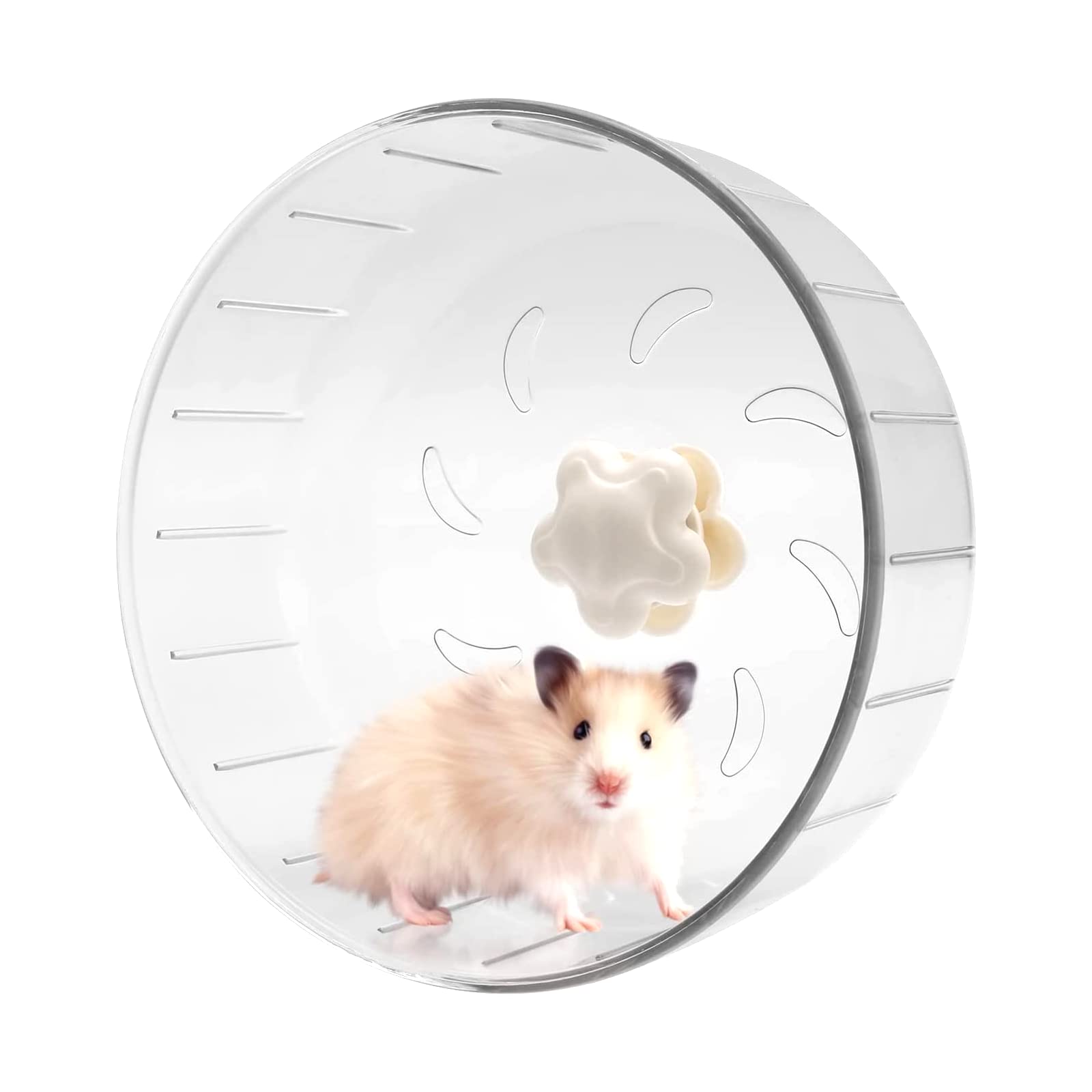 Goldeal 6.7Inchs Silent Hamster Wheel, Hamster Toys For Hamster Cage, Super Mute Spinner Exercise Running Wheel For Small Hamsters, Gerbils, Or Mice (6.7Inchs)