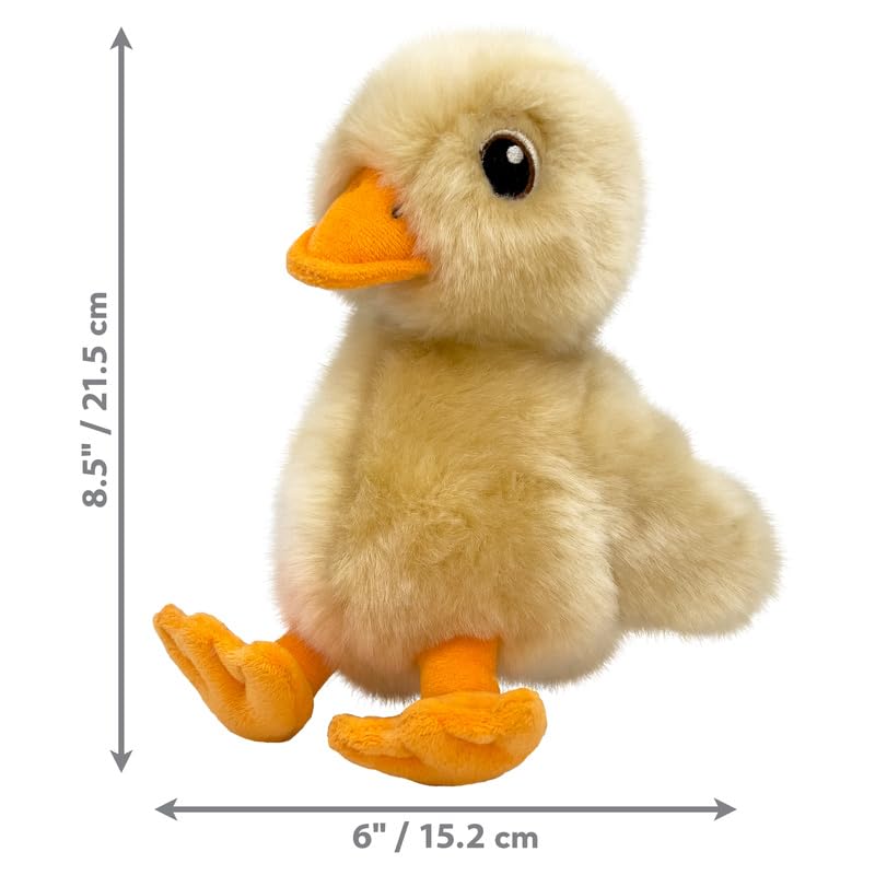 Kong Toughz Durable Plush Dog Toy - Long-Lasting Soft Chew Toy For Aggressive Chewers, Safe & Interactive For Dogs (Duck)