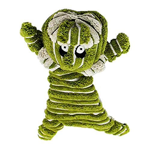 PETANGEL Crinkle Dog | Squeaky | No Stuffing | Dog Plush | Chew Toy for Puppy | Medium and Large Dogs | Squeak Toy  Green
