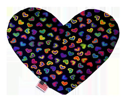 Pet and Dog Plush Heart or Bone Toy, &quot;Valentine's Day Group&quot; (Available in different sizes, and 8 different pattern options!) Diva 8&quot; Plush Bone