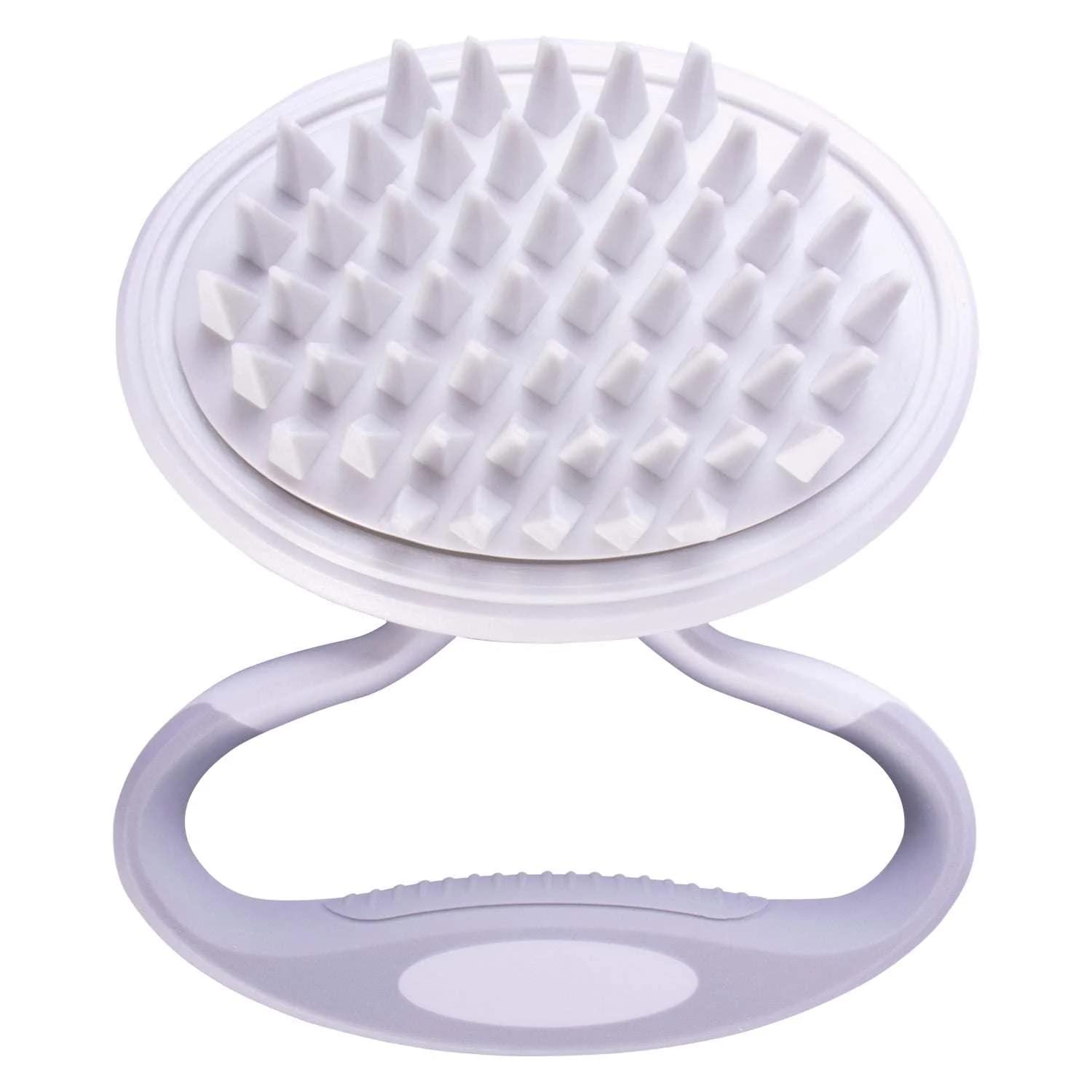 Pet Life 'Gyrater' Swivel Travel Silicone Massage Grooming Pet Brush