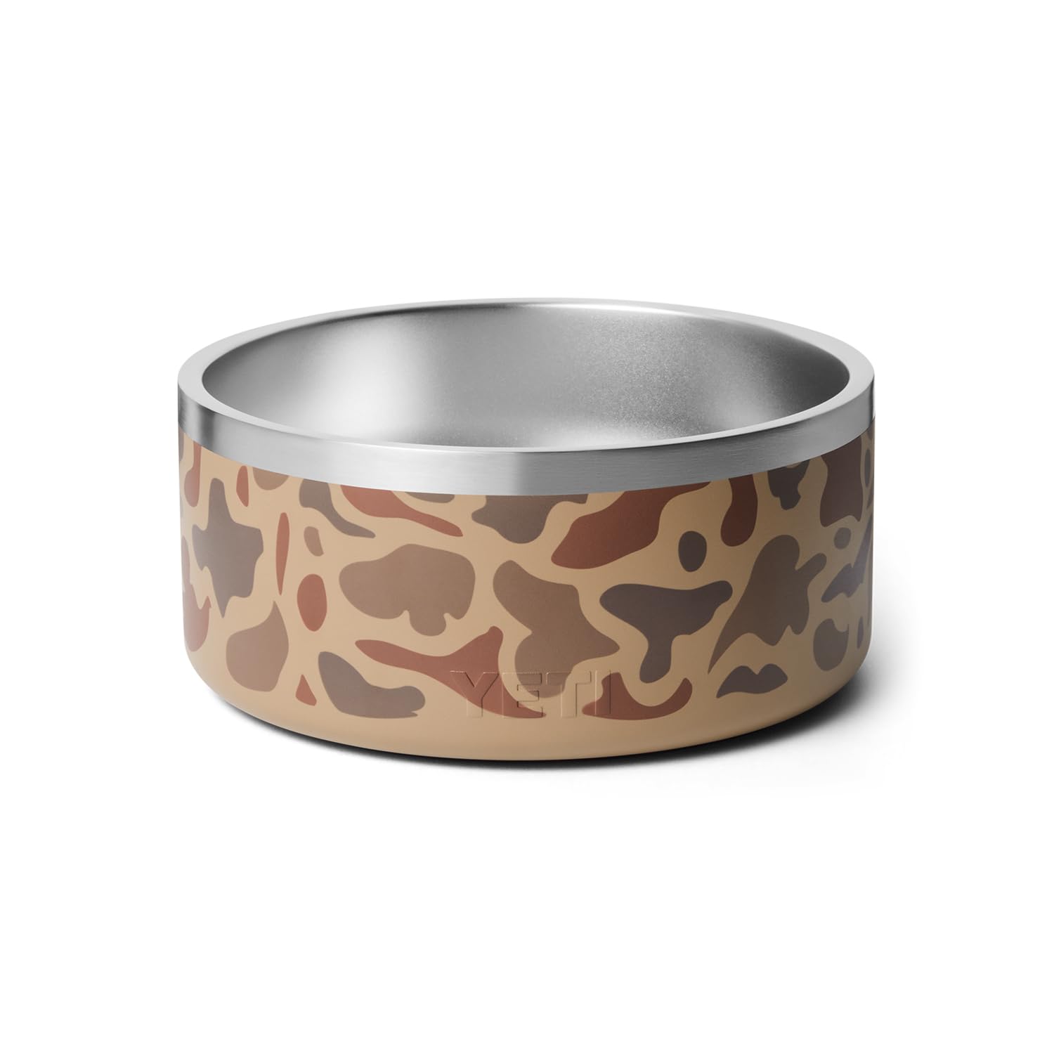 YETI Boomer 8, Stainless Steel, Non-Slip Dog Bowl, Holds 64 Ounces, Wetlands Camo