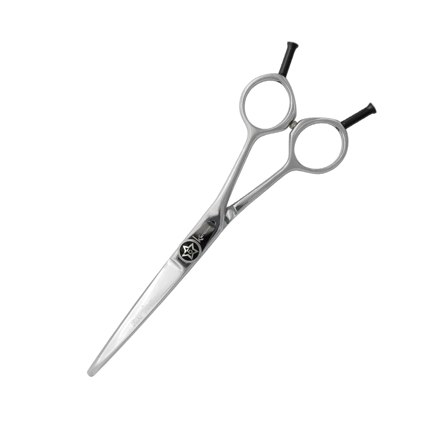Kenchii Five Star Even Handle Dog Grooming Shears, 6.5 Inch Straight Shears, Light Weight, Heavy Duty Pet Grooming Scissor For D