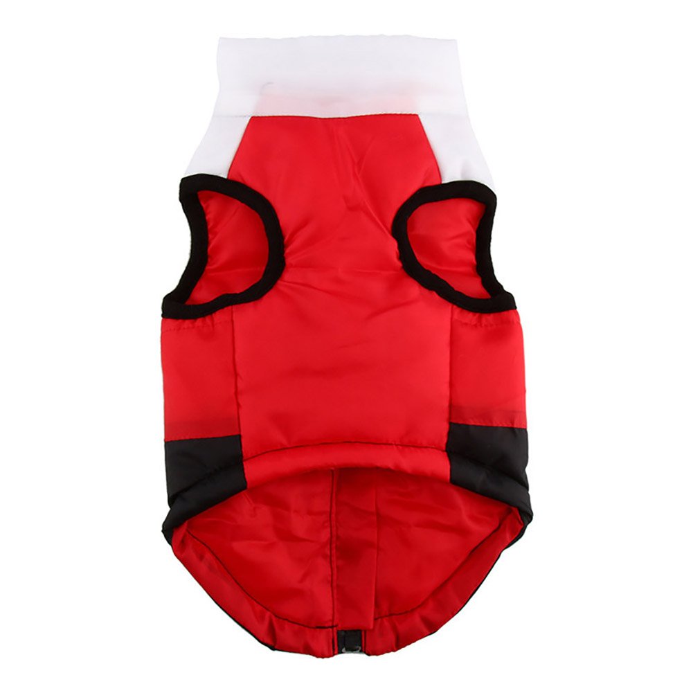Marupet Winter Dog Vest - Waterproof Windproof Warm Coat For Cold Weather - Small Medium Dogs (Not Big Dogs) - White/Red/Black