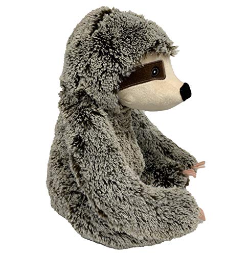 Multipet Sitting Sloth Dog Plush Toy - Squeaky Dog Toy For All Dogs - Extra Soft Plush Dog Toy - Stuffed Animal Dog Toy For Cuddling & Playing - Cute Jumbo Pet Toy (14')