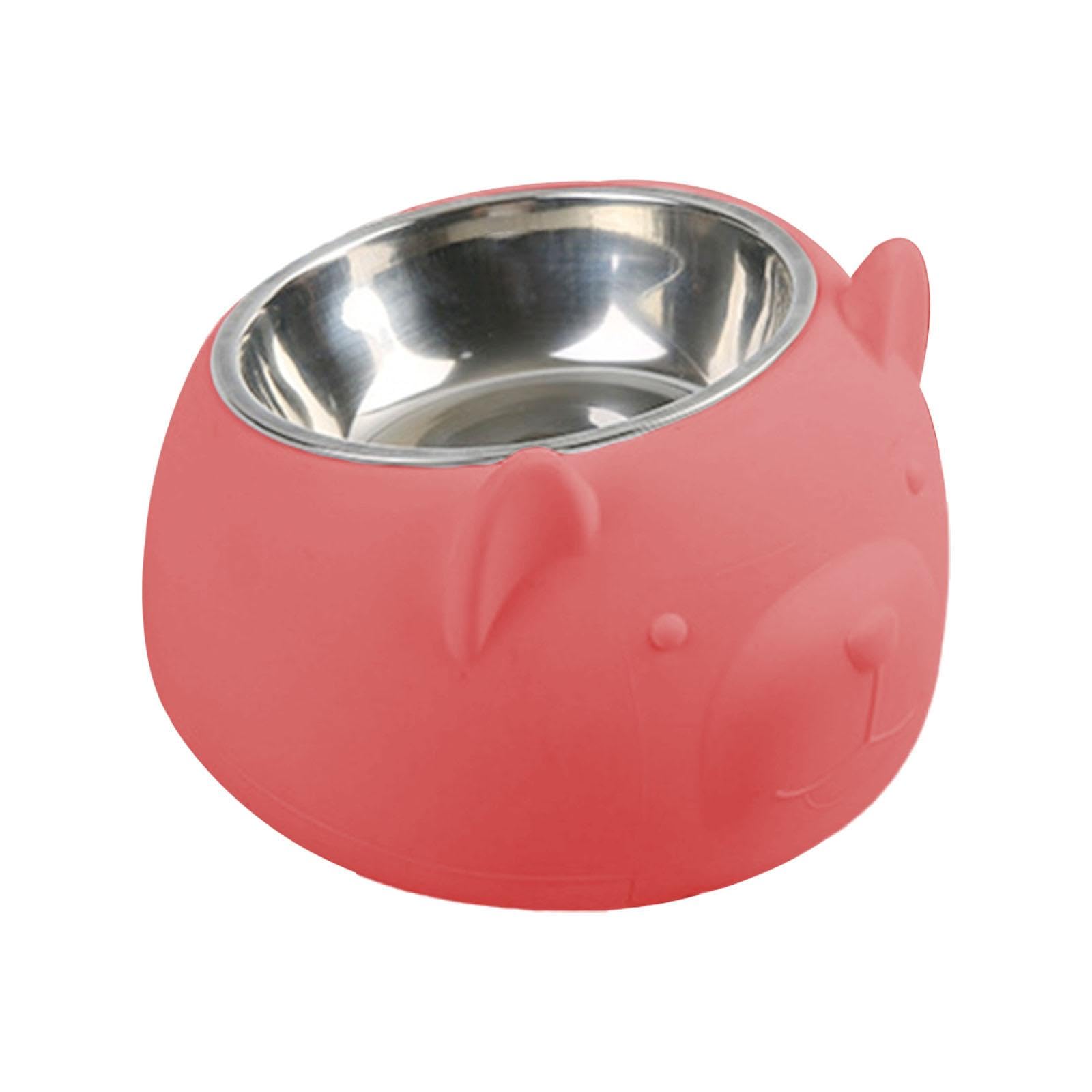 Atorse 15 Tilted Dog Bowl Cute Pet Supplies Pet Feeder For Dog Kitten Indoor Cats Pinkpet Supplies | Dog Supplies | Dishes, Feed