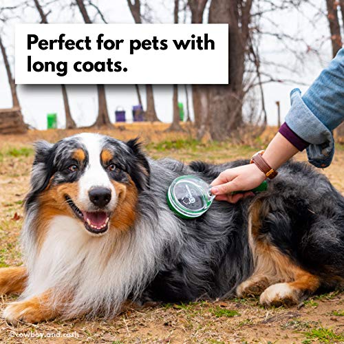 Cedarcide Flea + Tick Pet Brush (4 oz Pack) | Durable Grooming Brush Effectively Applies Cedarcide Original Biting Insect Spray