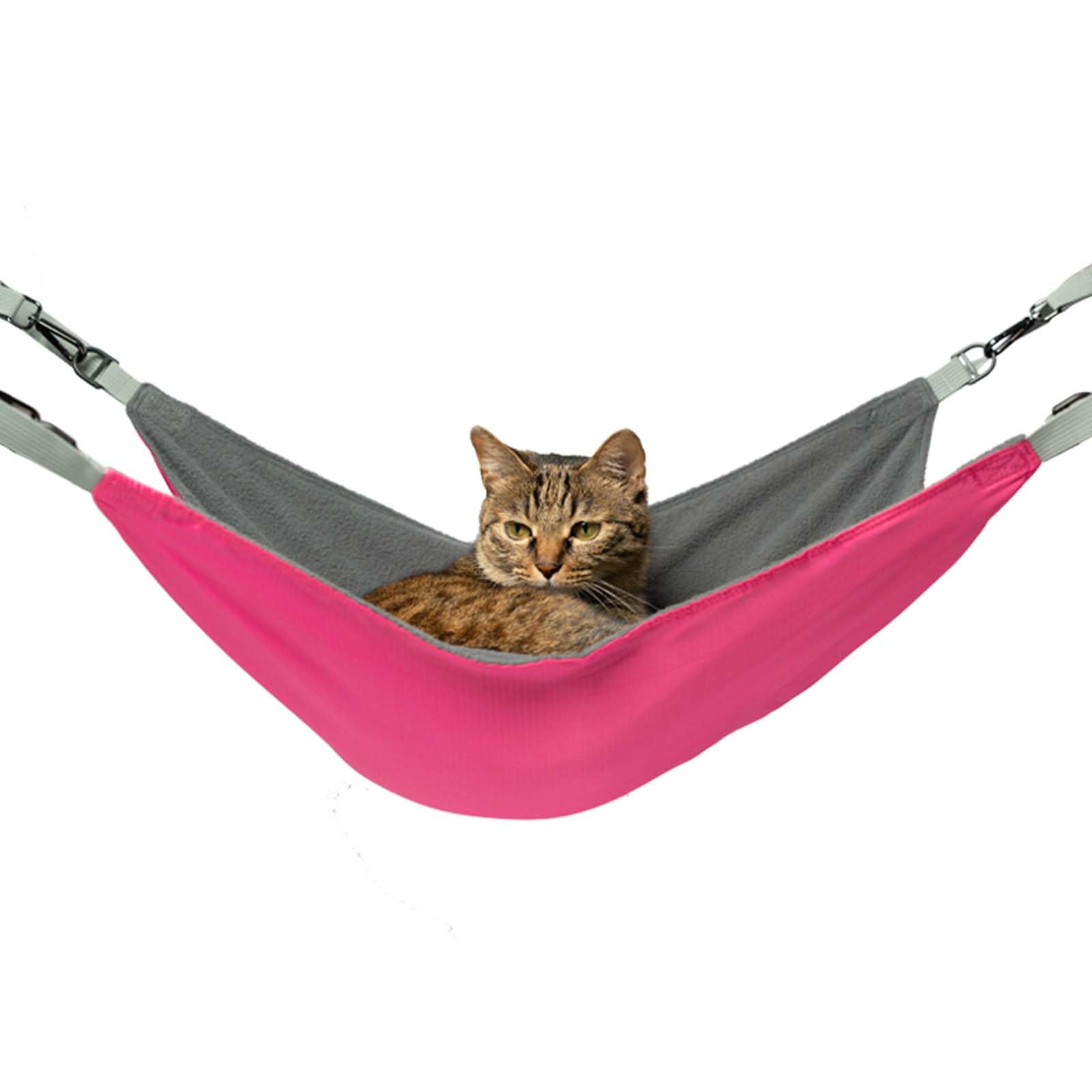 Qipan Extra Large Hanging Cat Hammock, Bed & Mat - Washable, Waterproof, Cooling Pad For Cats 26 X 20 Inches (Xx-Large, Red)