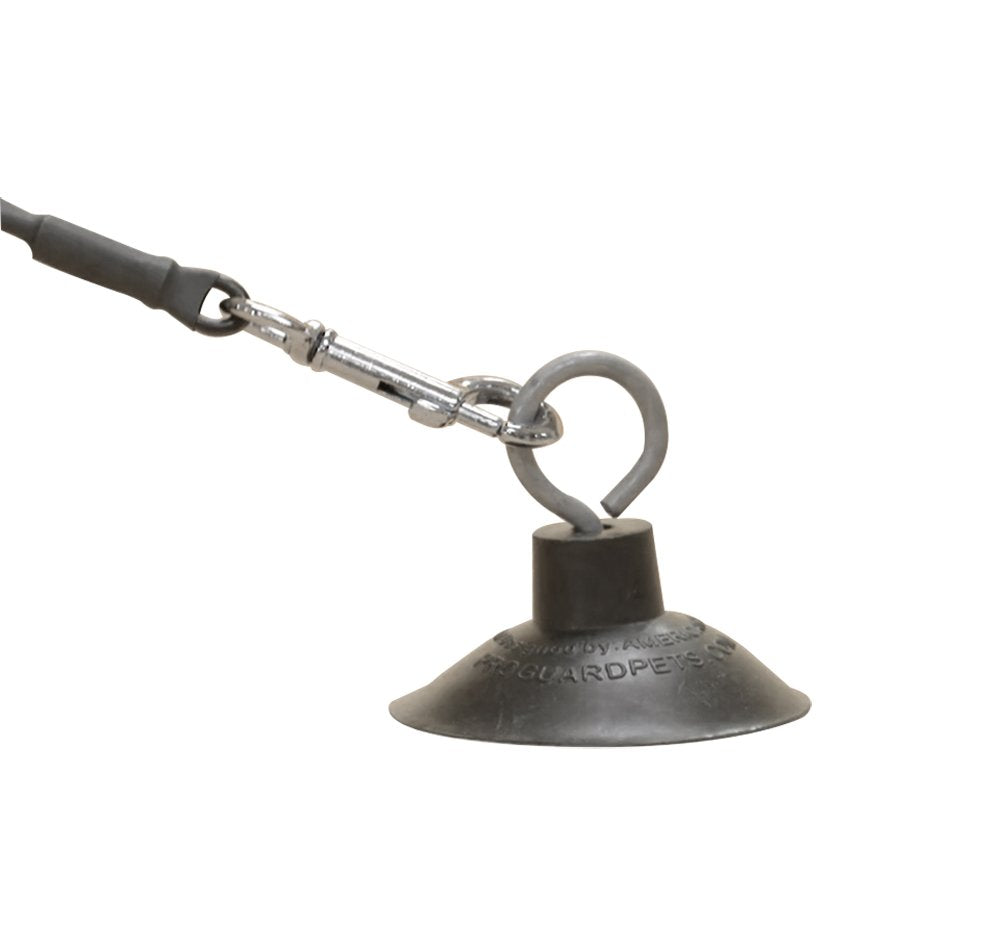 Pro Guard Dog Grooming Tub Restraint & Bathing Tether, One Size, Black, Stainless Steel, Model PG00085