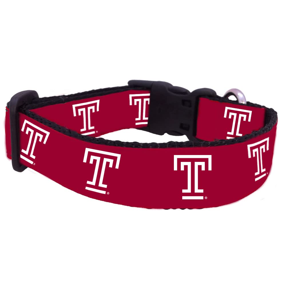 College Dog Collar (Small, Temple)