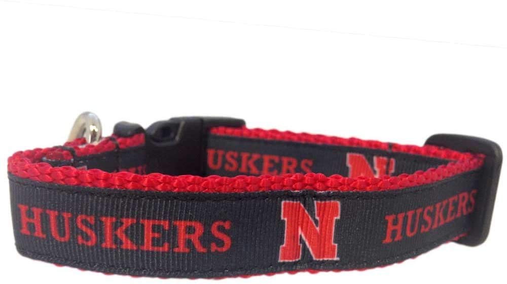 College Dog Collar (Medium, Nebraska)