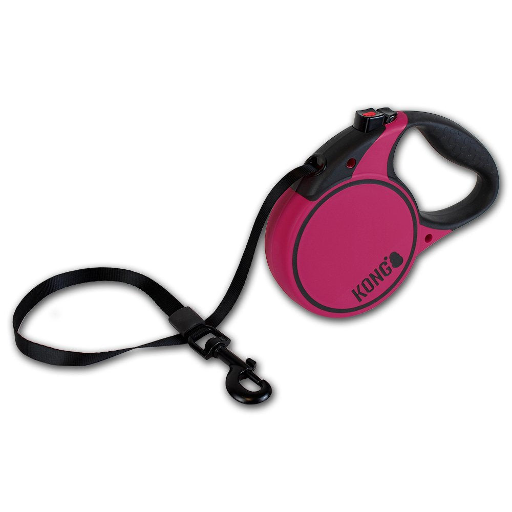 Alcott Kong Retractable Terrain, Fuschia, Large, 16' Long