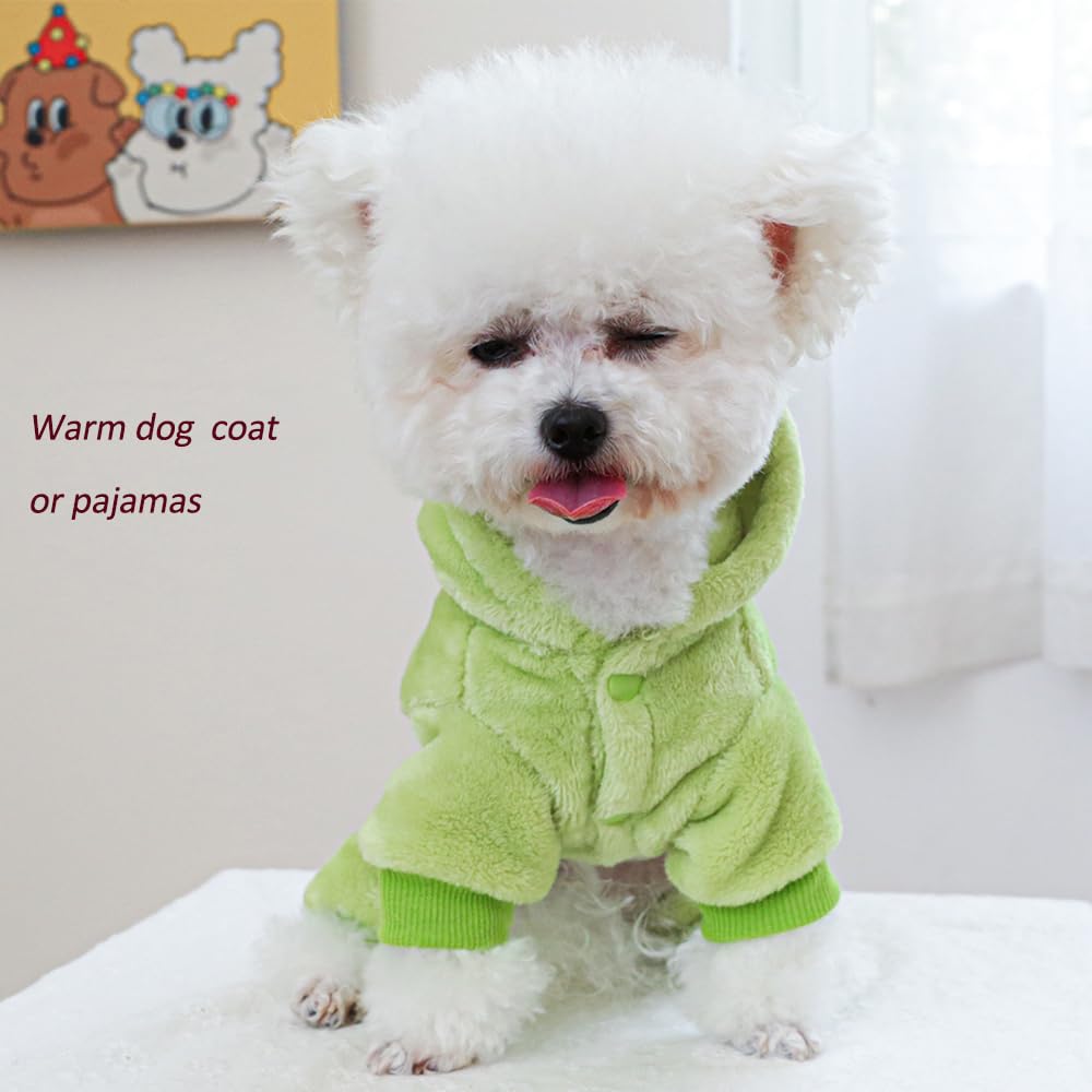 Anelekor Dinosaur Dog Costume, Winter Dog Pajamas For Small Dogs, Warm Puppy Hoodies, Blue Cold Weather Coat For Cat, Warm Pet C