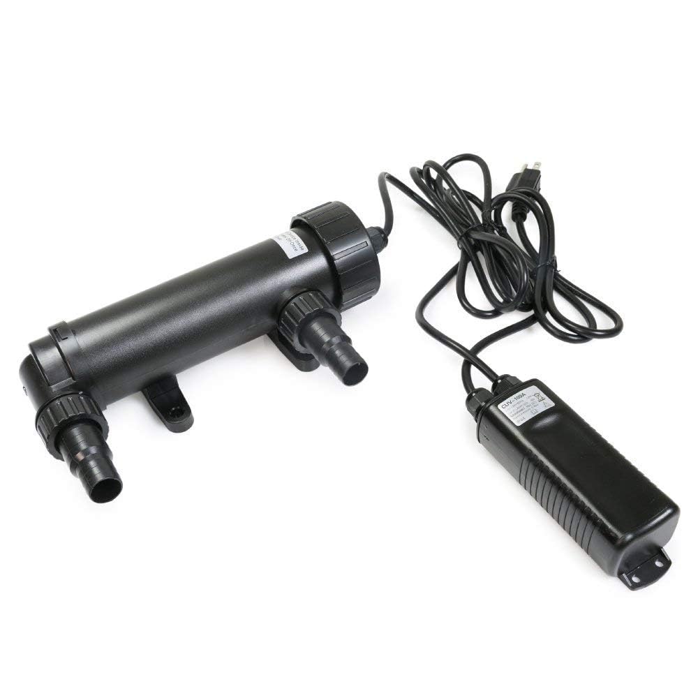 Oxyful 9W Non-Submersible Uv Ultraviolet 11' Light Clarifier Lamp Filter For Aquarium Koi Pond Fish Tank