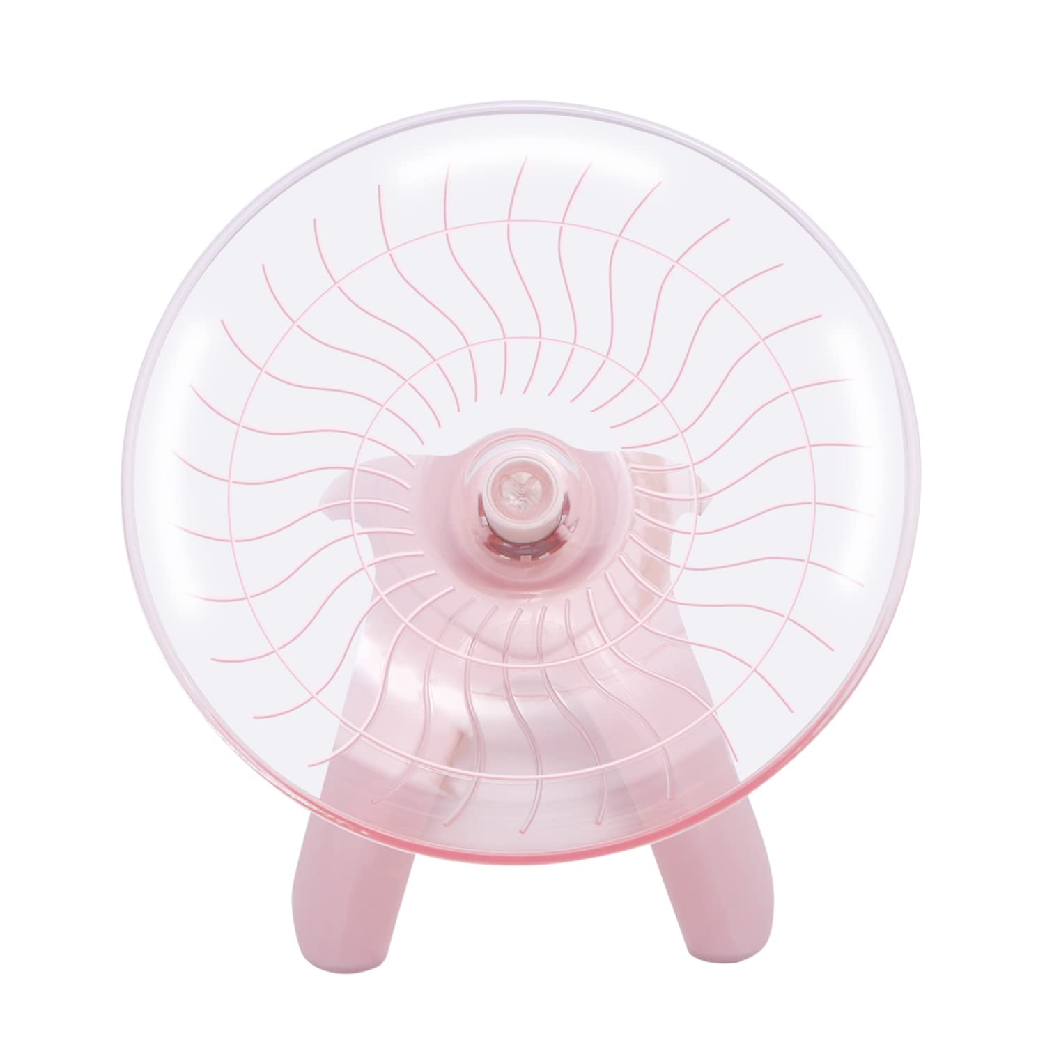 Hamster Wheel Hamster Flying Saucer Silent Exercise Wheel Running Wheel For Dwarf Hamsters Gerbil Mice Small Animals (Pink)