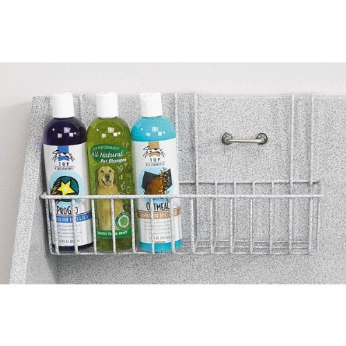 Master Equipment Shampoo Rack - Durable Steel Tub Racks for Pet Grooming - White - Model TP88934
