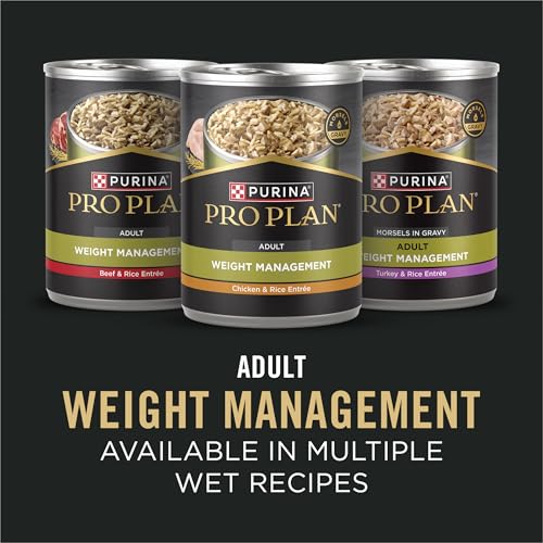 Purina Pro Plan Weight Management Dog Food Dry, Shredded Blend Chicken and Rice Formula - 34 lb. Bag
