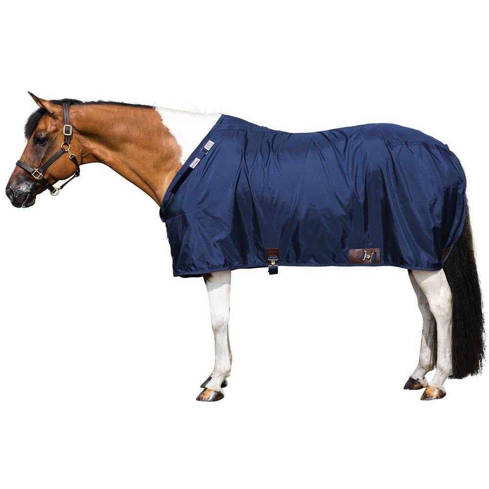 Adjusta Fit Dura-Nylon Horse Stable Sheet | Ultimate Comfort & Protection Horse Sheet | Keeps Coats Smooth & Shiny | V-Free | Cl