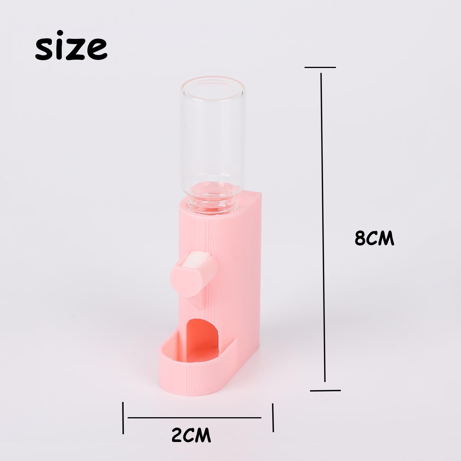 Daerky Small Animal Water Feeder, Magnetic Hanging Feeder & Hidden Cave - Accessories For Jumping Spiders, Wolf Spiders, Mantise