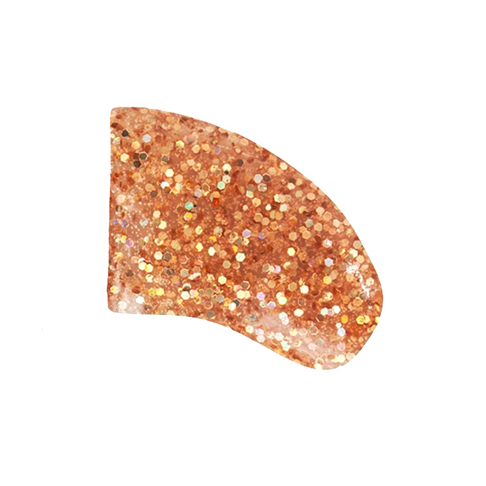 Purrdy Paws 40 Pack Soft Nail Caps For Dog Claws Gold Holographic Glitter X-Large