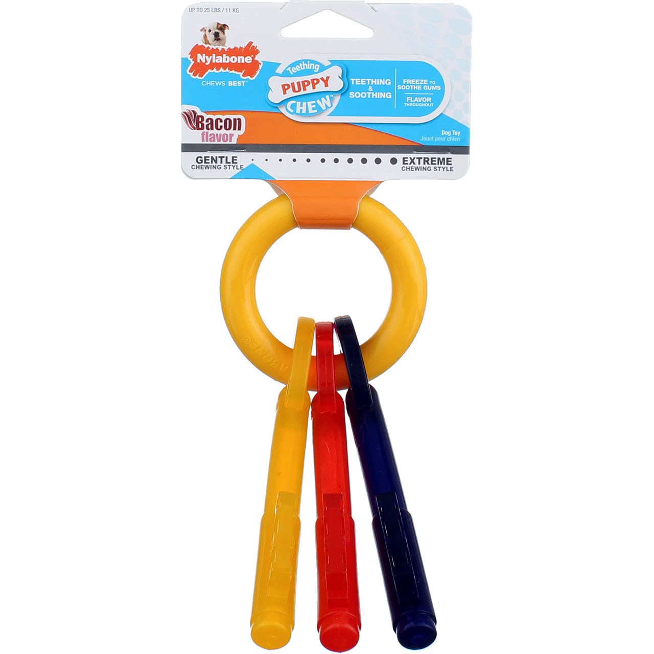 Nylabone N220 Puppy Teething Keys Dog Toy