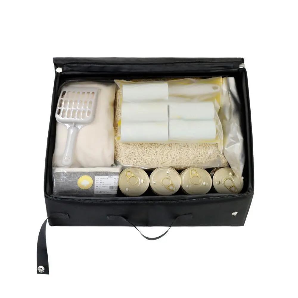 Portable Cat Travel Litter Box With Zipped Lid, Foldable Travel Litter Box, No Leakage, No Smell, Waterproof, Easy To Carry, Eas