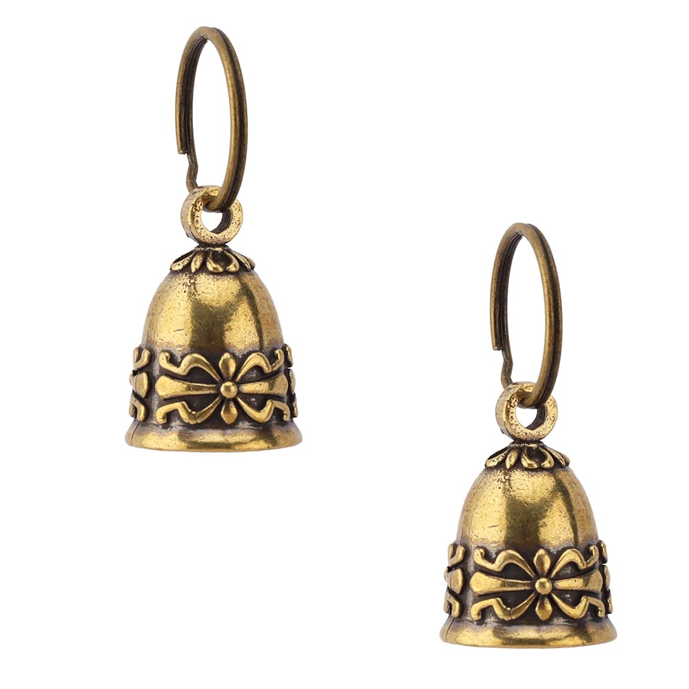 Kcrygogo Copper Collar Bell For Small Pet, 0.7 Inch Bell For Cats And Dogs,Noise Not Loud Come With Silver Pet Anti-Lost Id Pend