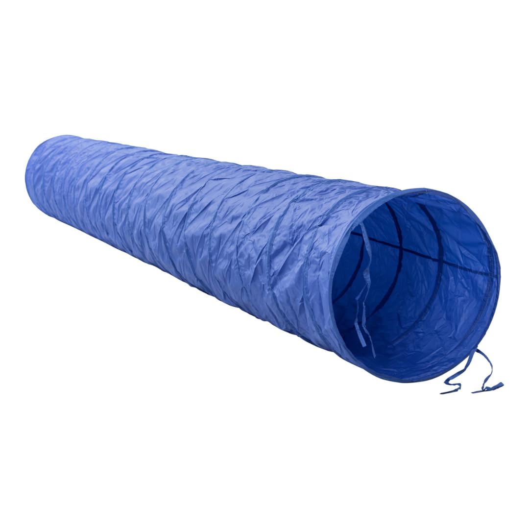 Trixie Dog Agility Tunnel– Dog Tunnel For Large Dogs Agility Training, Portable Dog Tunnel 196.9 In Long & 23.6 In Diameter, Dog Agility Equipment For Beginners & Advanced