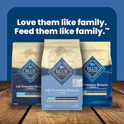 Blue Buffalo Life Protection Formula Puppy Dry Dog Food with DHA and ARA, Made with Natural Ingredients, Chicken & Brown Rice Re