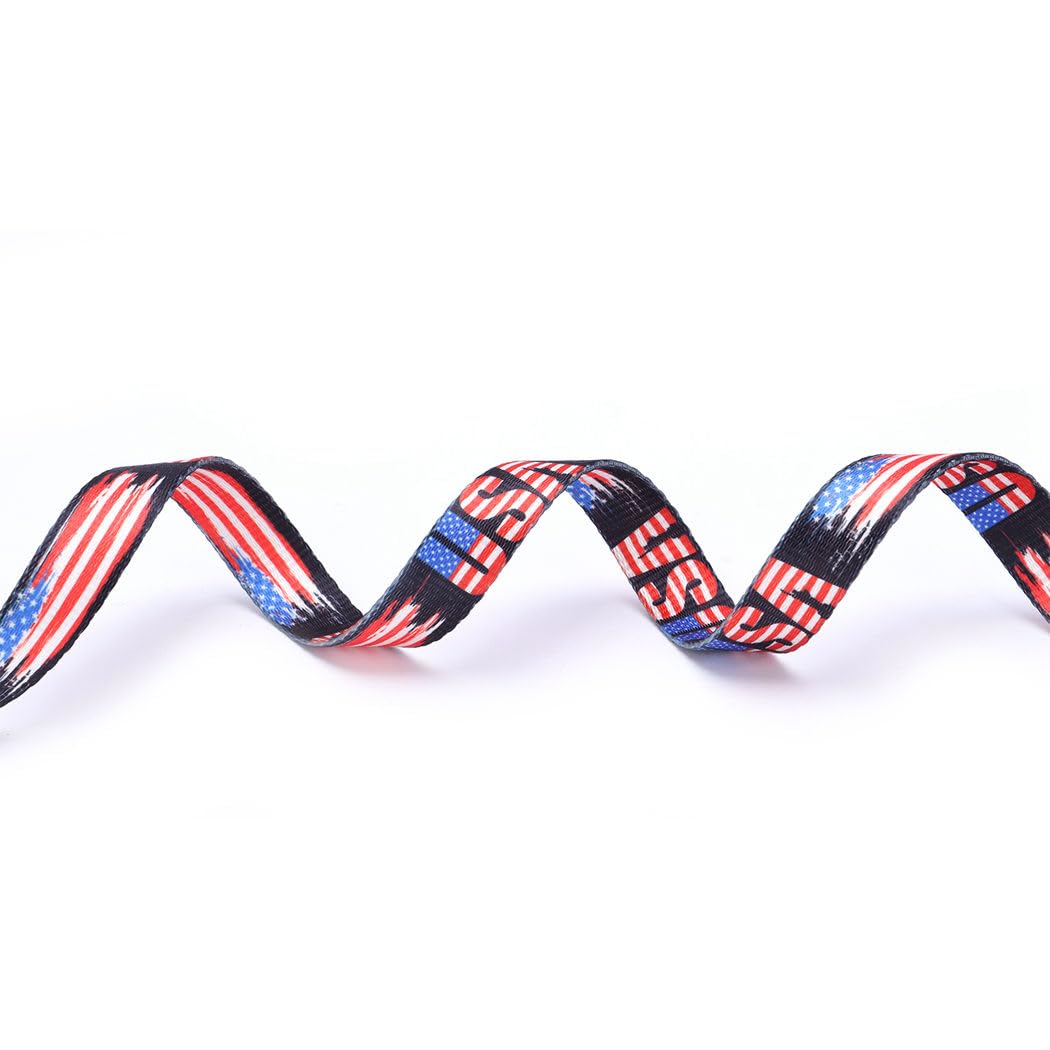American Flag Dog Collars For Large Dogs, Pretty Pattern Usa Dog Collar Metal Buckle Durable Soft Boy Puppy Collars For Xsmall S