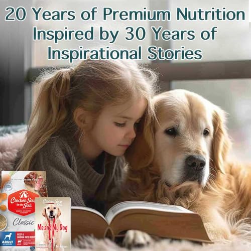 Chicken Soup for the Soul All Natural Premium Small Bites Adult Dry Dog Food, Real Meat First Ingredient, No By-Products, Suppor