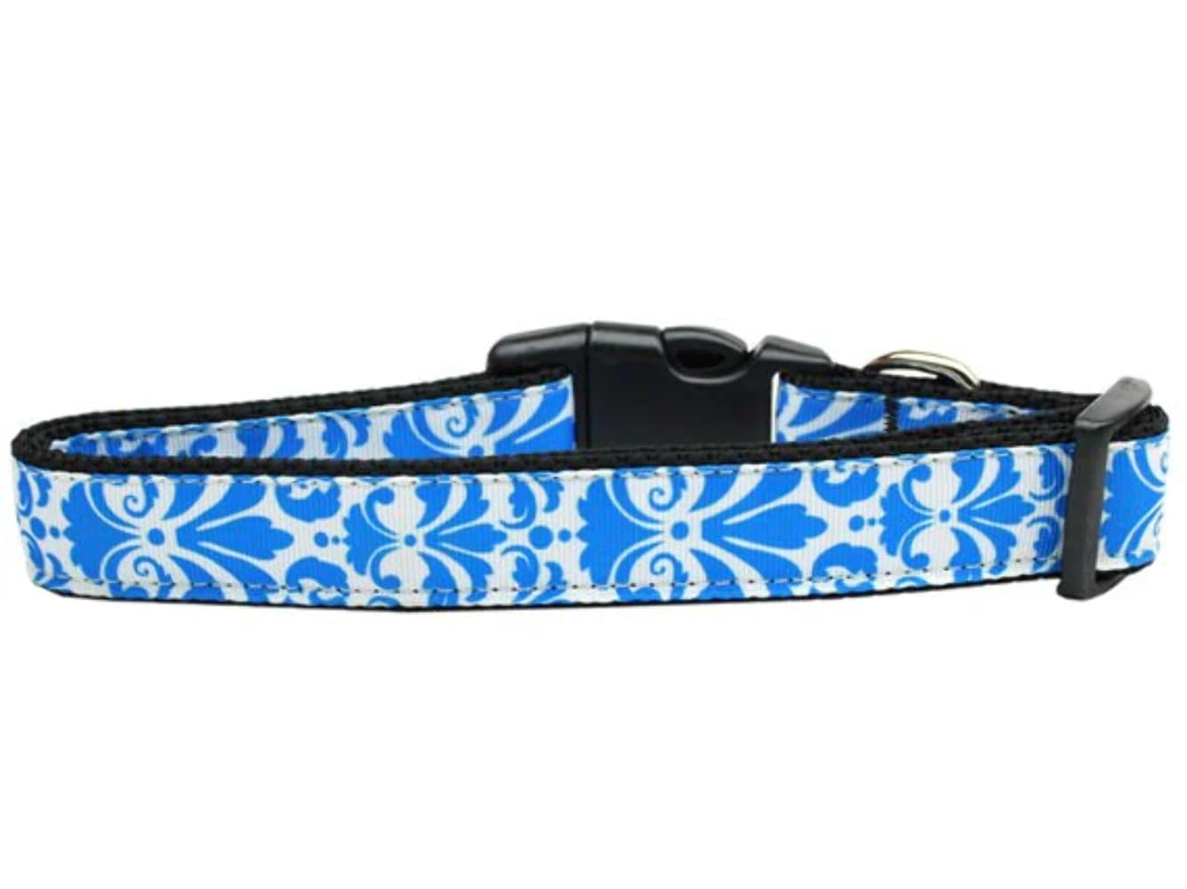 Pet Dog & Cat Nylon Leash, "Damask" *Available in 10 different colors!* Bright Pink 3/8" w x 4 ft. leash