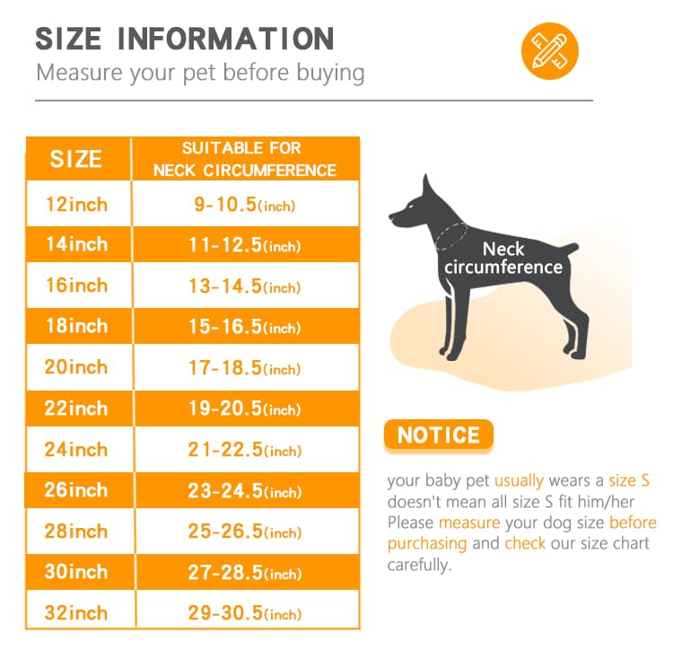 Dafumolous Collars Martingale Collar Adjustable Collar For Pets(14 Inch, 2.0Mm)