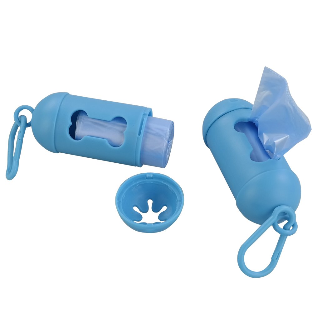 Hommp Poop Bags-Dog Waste Bags, 60 Rolls /1200 Bags Doggy Poop Bags, Unscented + 2 Dispensers