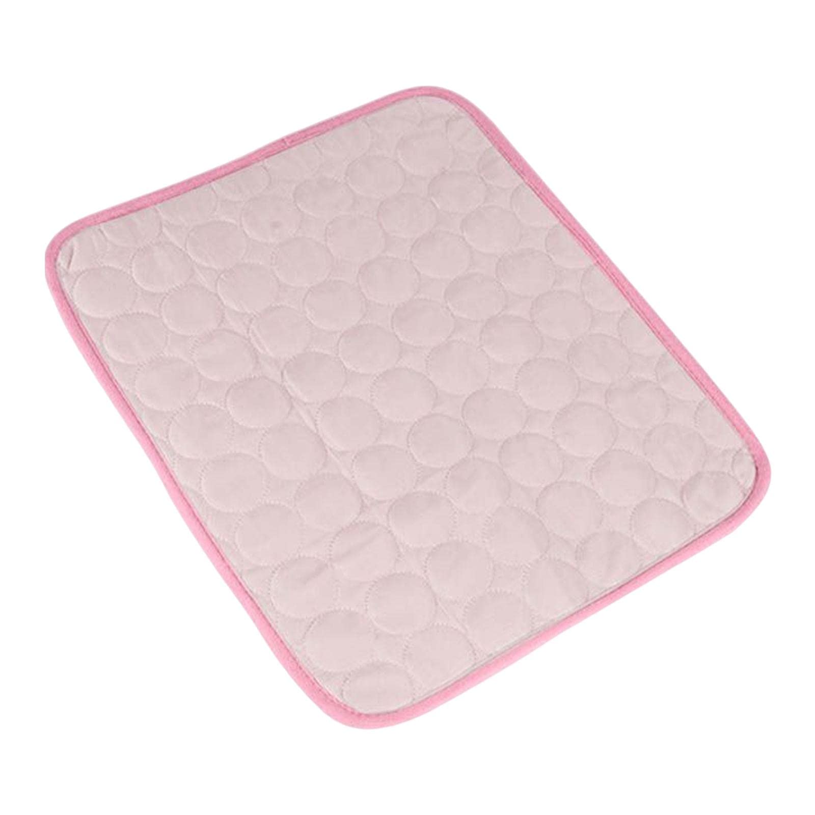 Enakshi Sleeping Bed Dog Cat Pad Blanket Pet Cooling Mat Crates Pink M 60x50cm|Pet Supplies | Dog Supplies | Beds