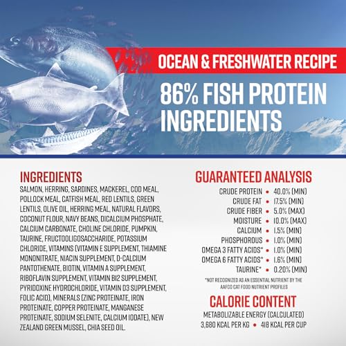 Essence Ocean & Freshwater Grain-Free Dry Cat Food 4lb