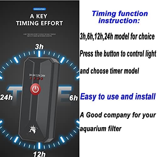 Mini 3W Timer Aquarium &Uv-C Water Clean Light Algae Clear Green Bloom Clean Fish Tank Water Clean Lamp For Sump Pond Filter Tank