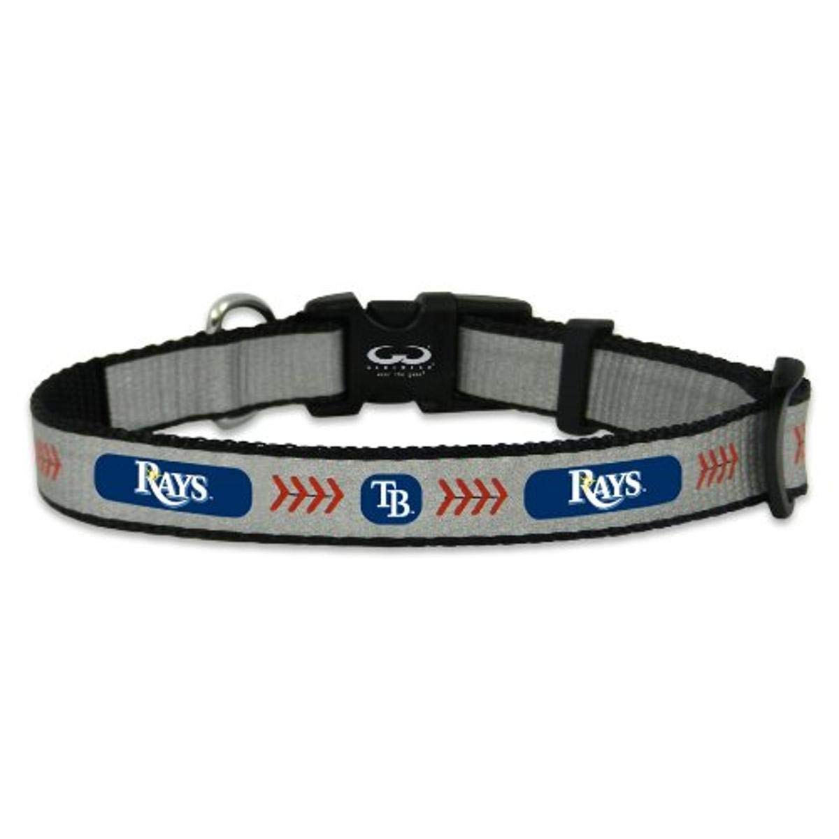 MLB Tampa Bay Rays Baseball Pet Collar, Toy, Reflective