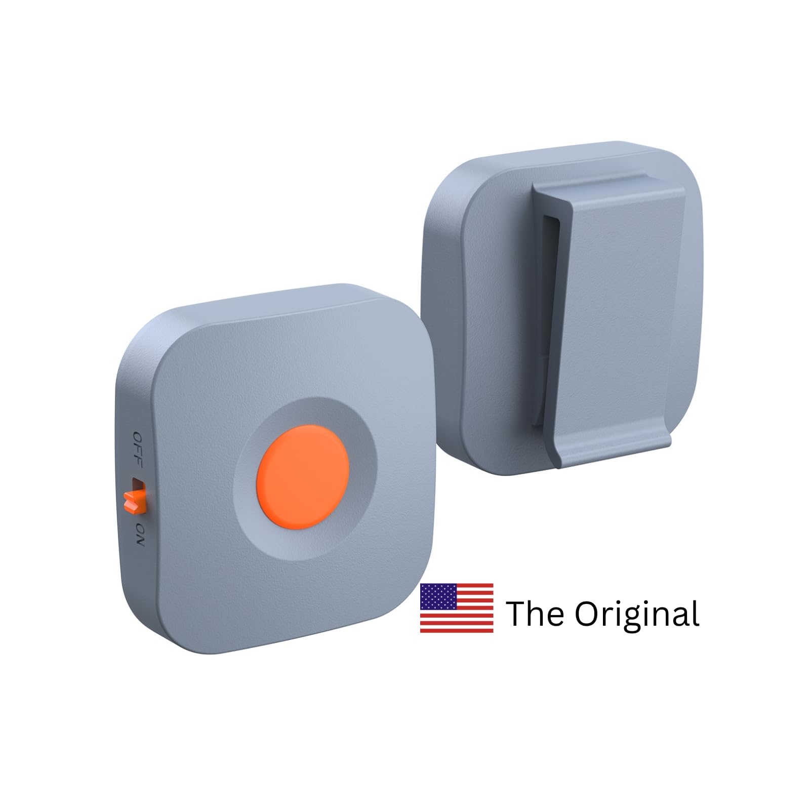 Kona Clip Dog Training Device - Vibration Correction, Waterproof, Rechargeable, Remote Controller for Medium Dogs, Orange